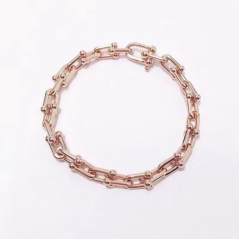 8 Roségouden armband zonder diamant