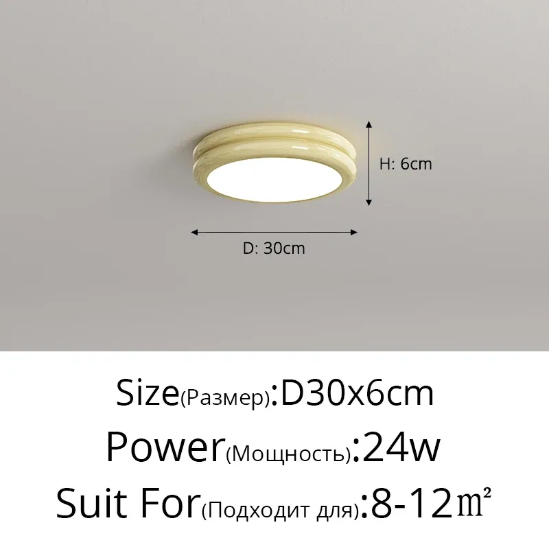 3色のリモートイエローD30x6cmなし