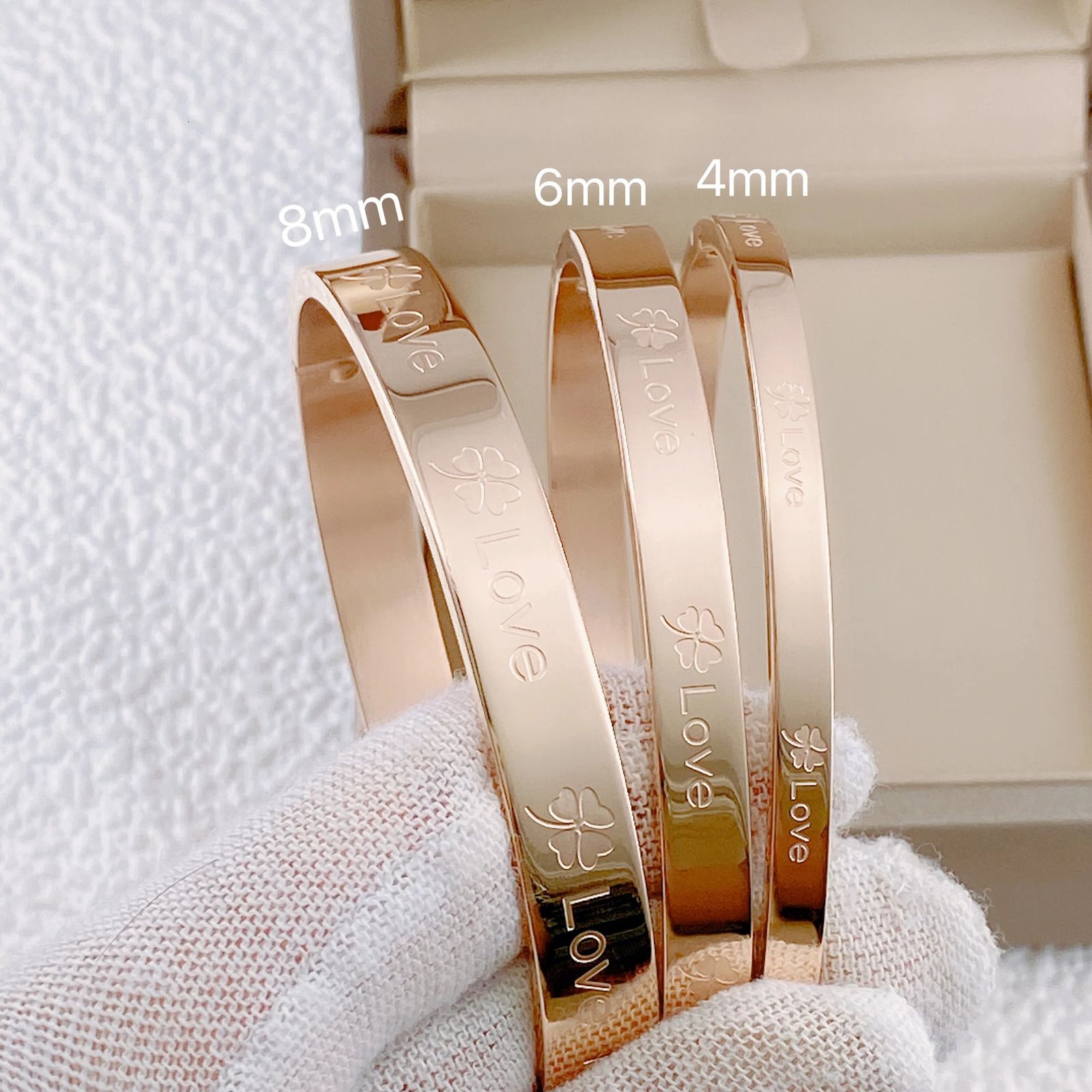 نمط 5 Rosegold-6mmx58mm صغير 1pcs