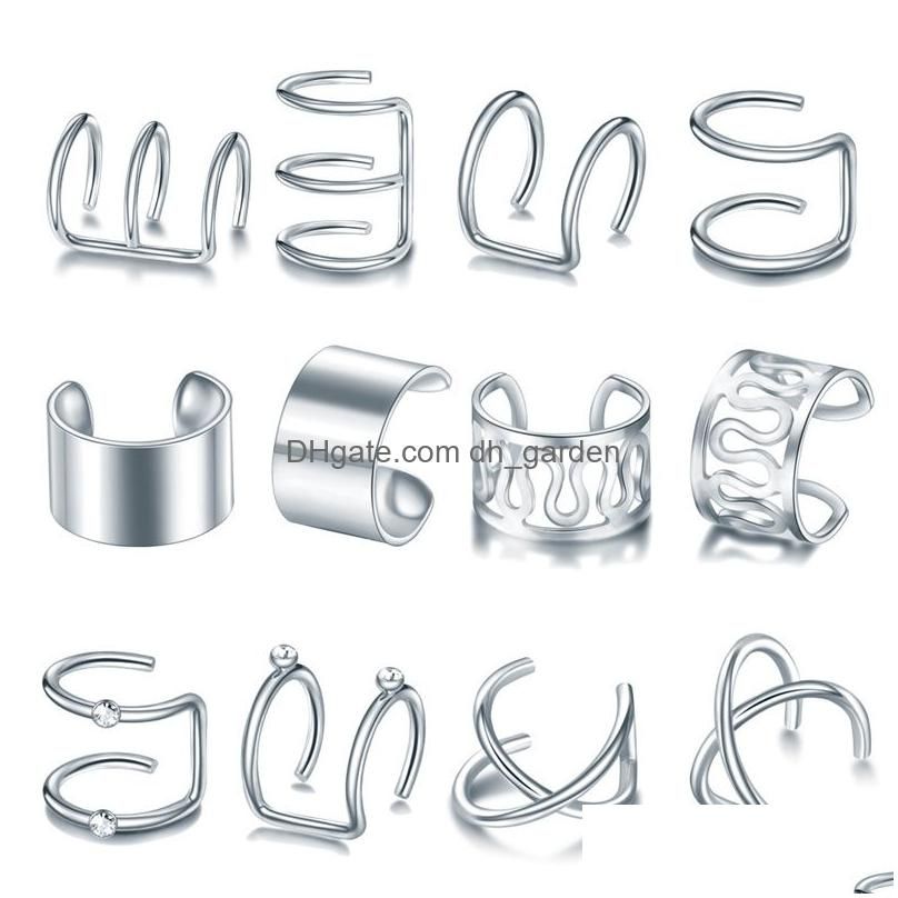 12Pcs Silver