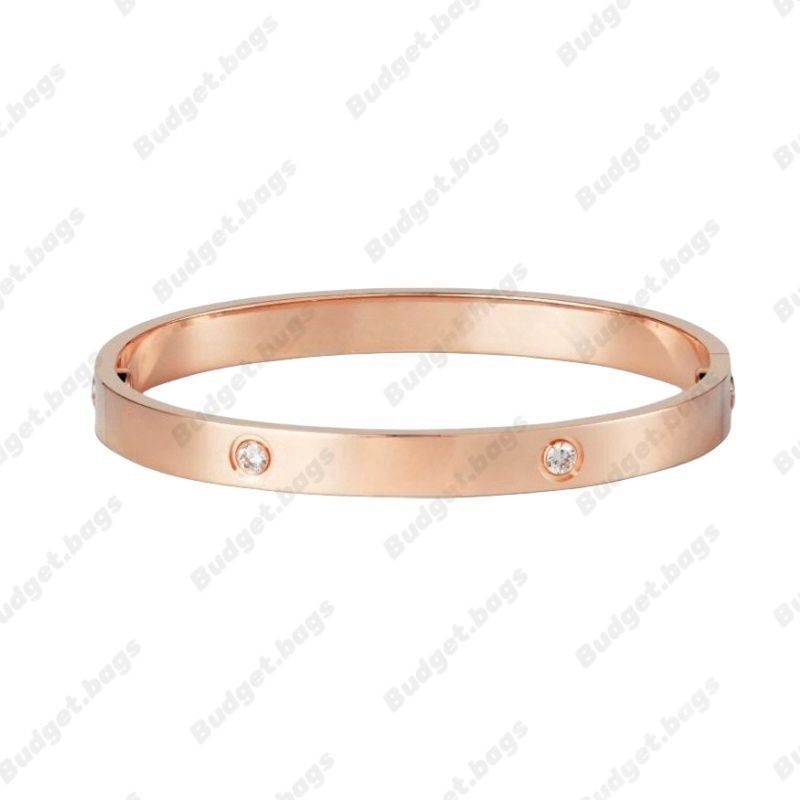 #4 6mm-with Diamonds-rose gold