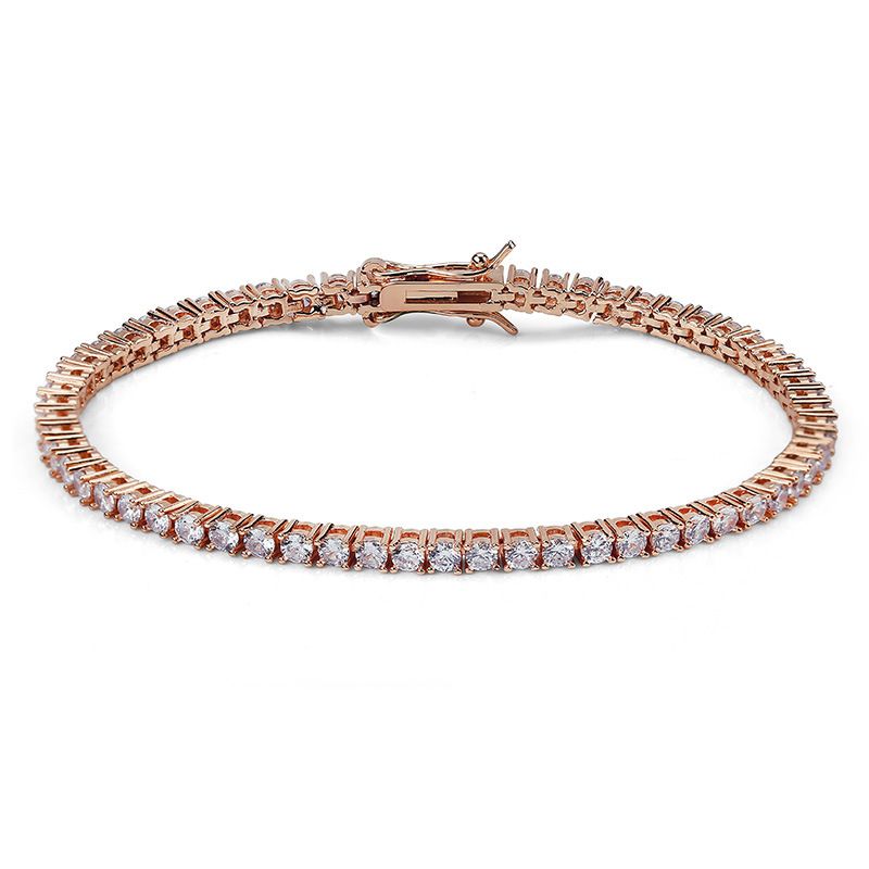 3mm 7 inch rose gold