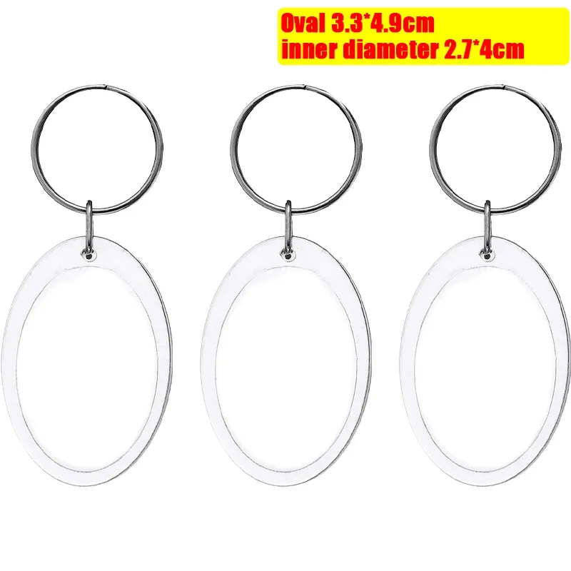 5pcs ovale-transparent