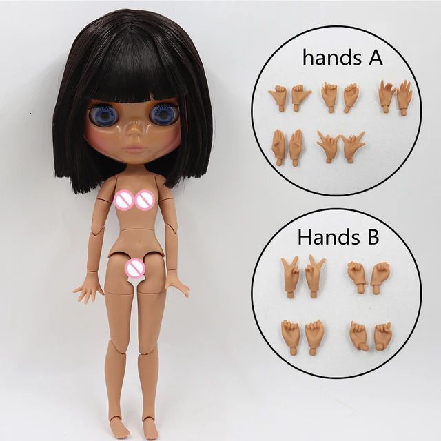 0312dark Shiny Face-30cm Height Doll