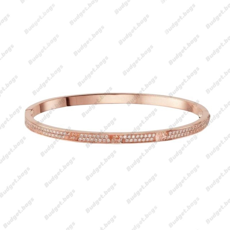 #13 4mm Two-row diamonds-rose gold