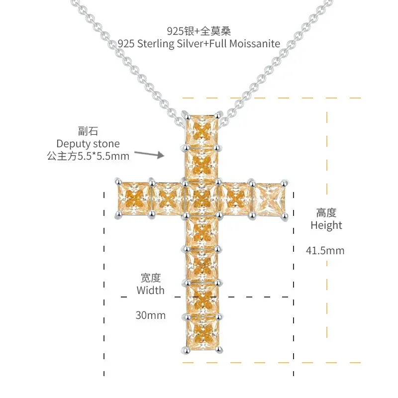 Moissanite 1CTX11 45cm China Gold