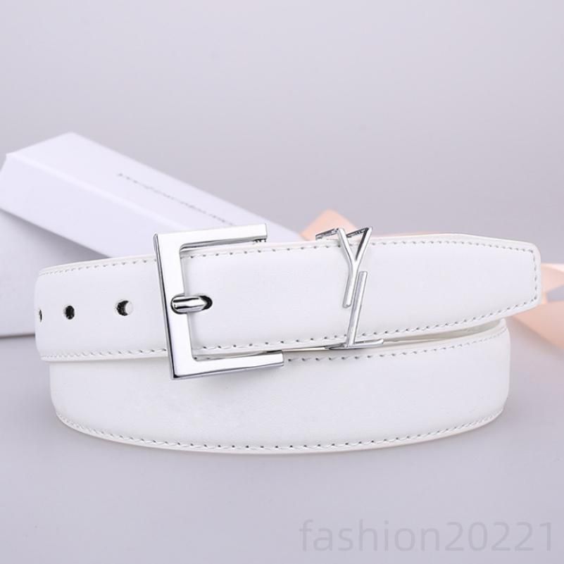 White silver buckle