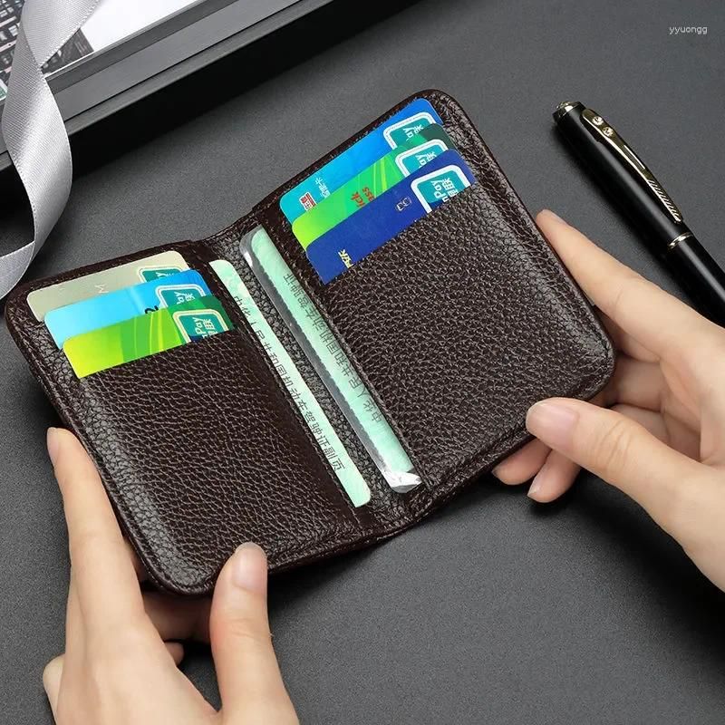 1pc Men's Retro Pu Leather Short Wallet With Card Slots For Id & Driving  License, Business & Casual