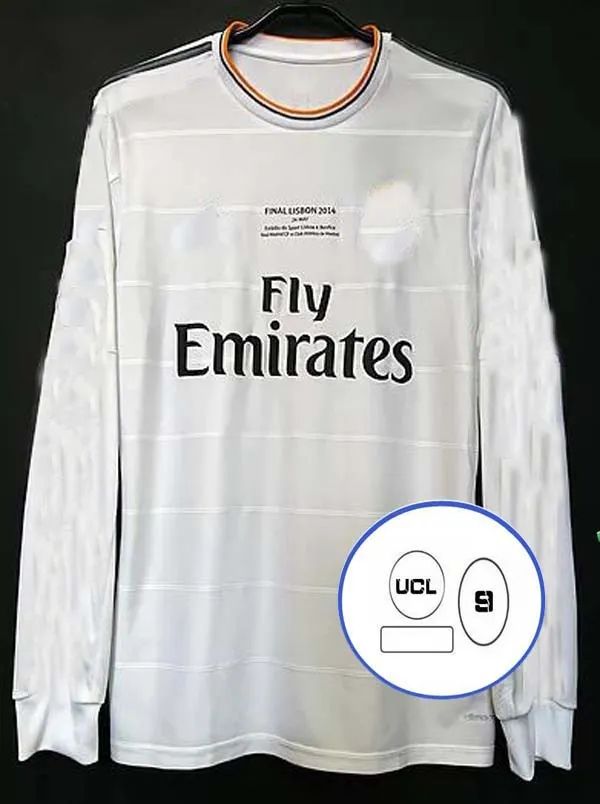 13/14 Home long sleeves+UCL9