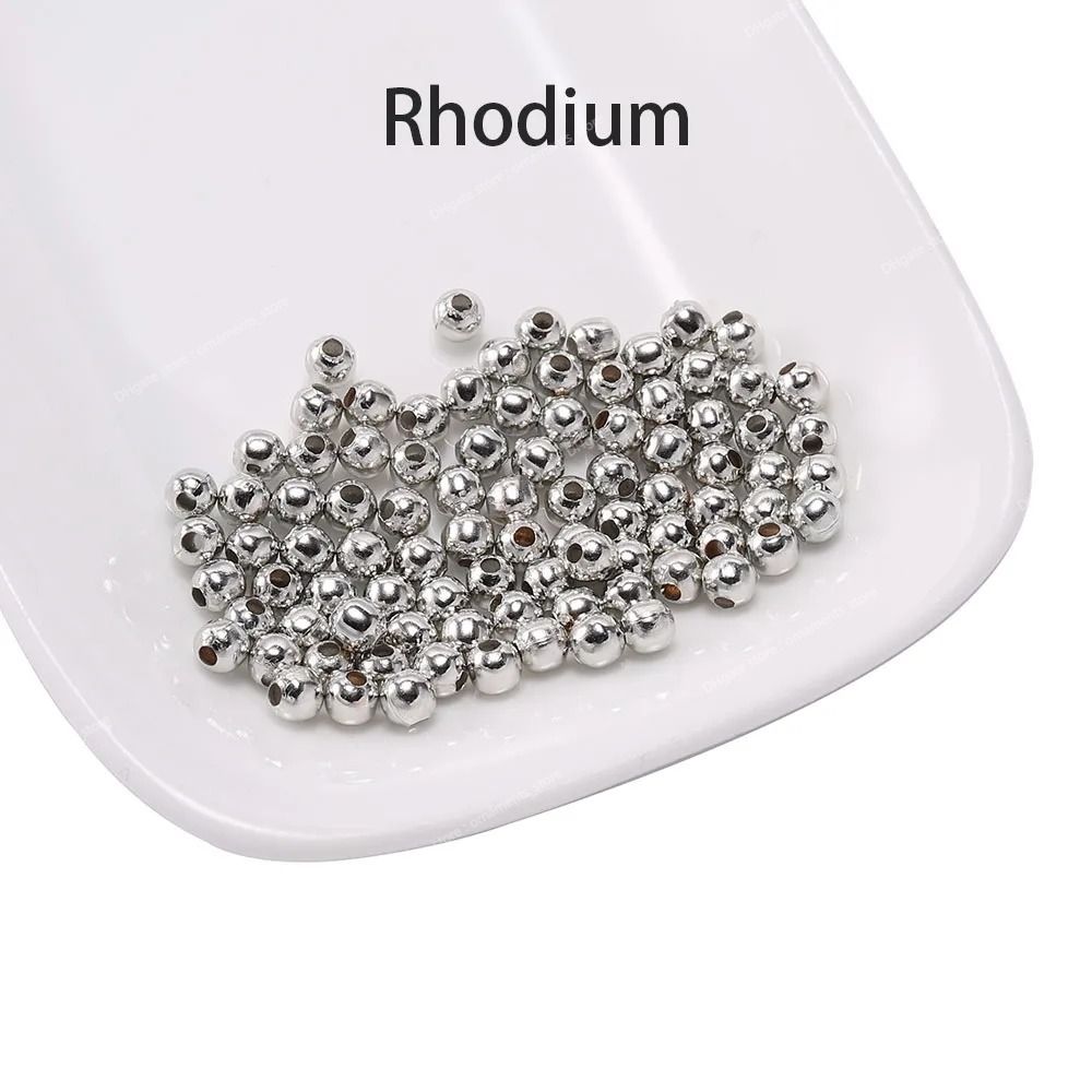 Rhodium 2mm x 500 st