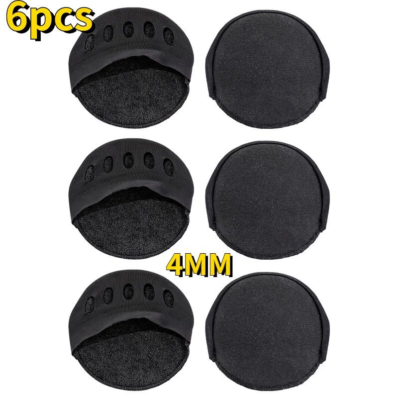 6pcs-4 mm-noir