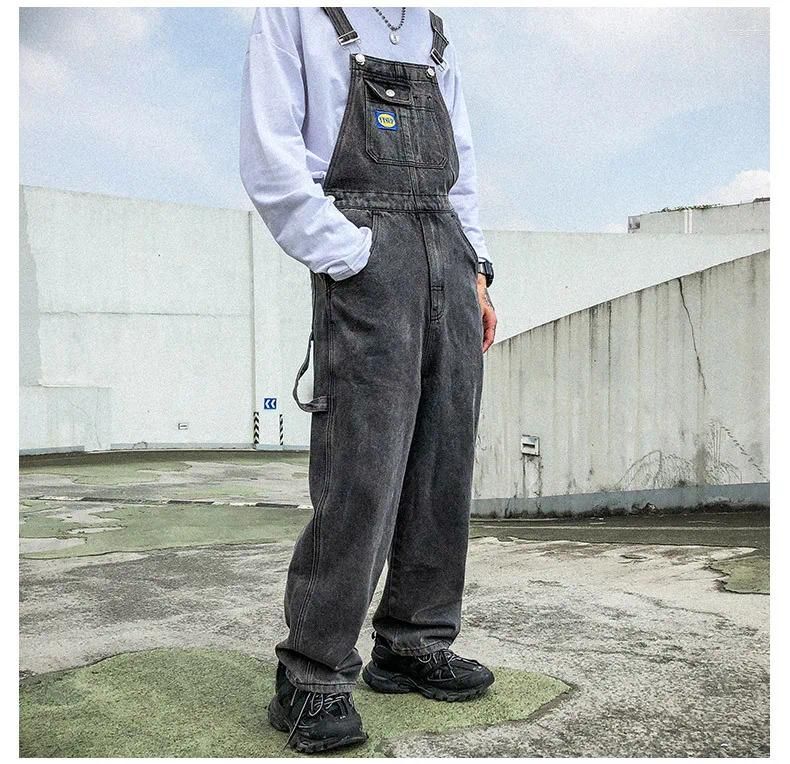 Grijze overalls