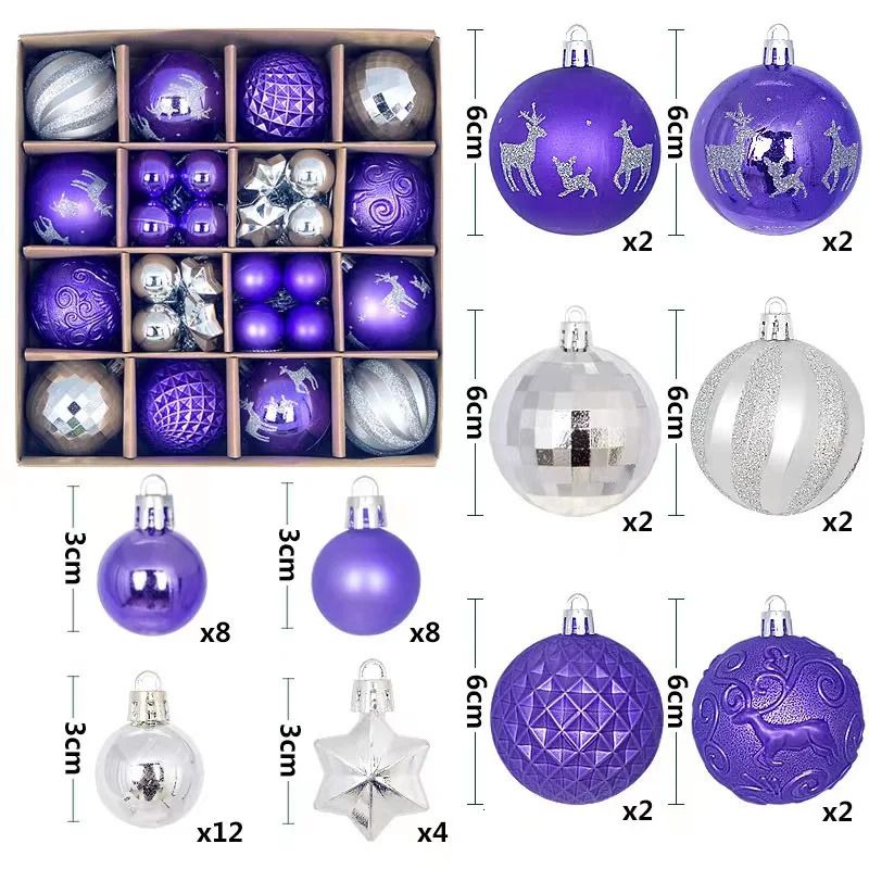 Purple-44pcs