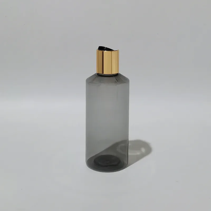 200ml Gold Black Cap Plastic