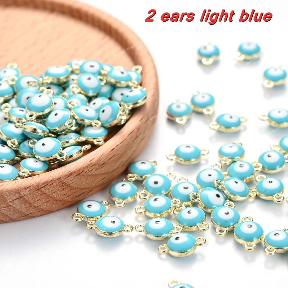 2 oreilles bleu clair 10pcs