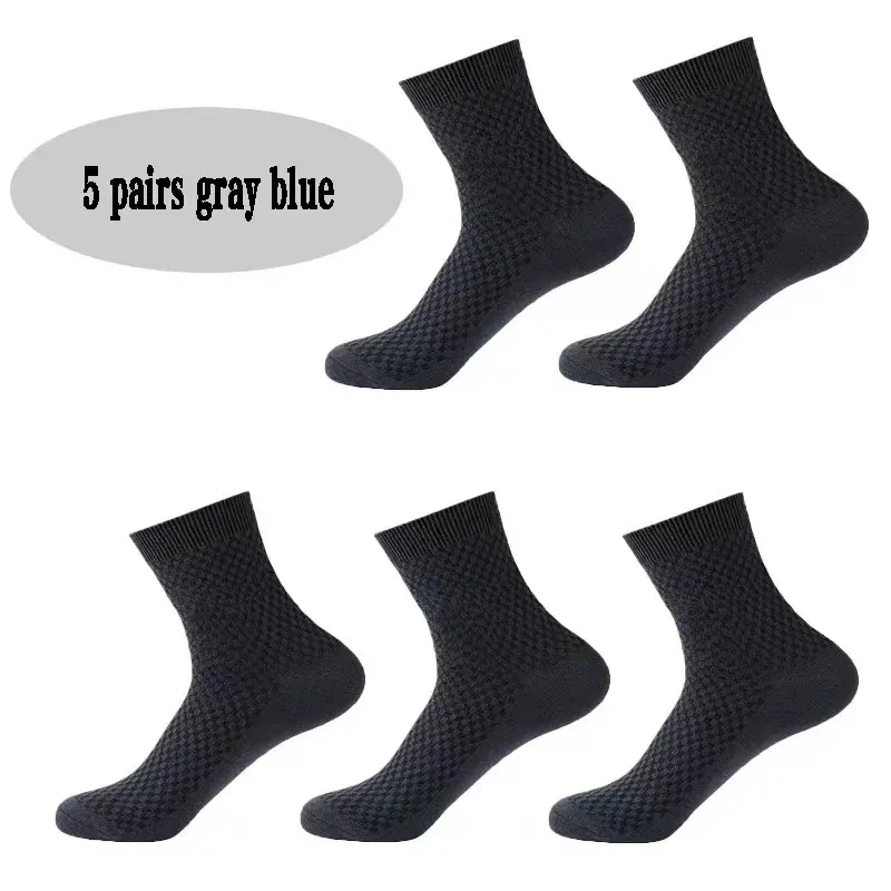 5pairs Gray Blue