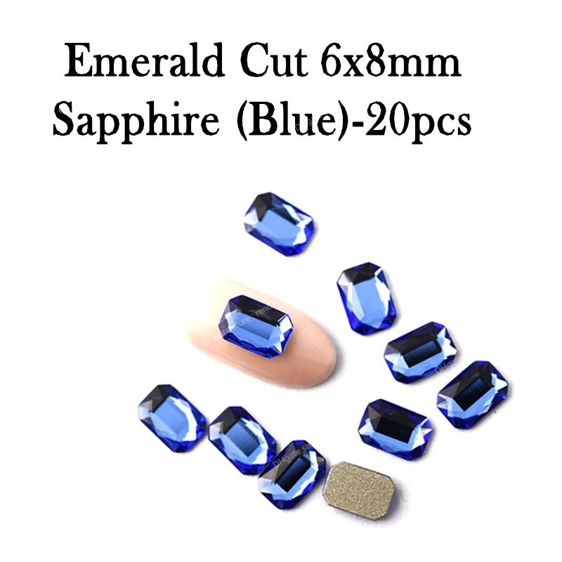 Blue 6x8mm