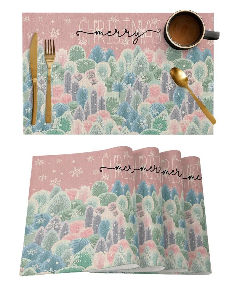 1 4pcs Table Mat