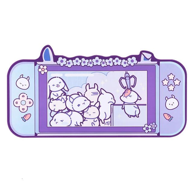 Фиолетовые кролики-80x40 см