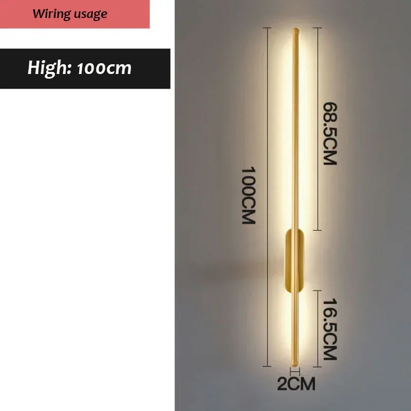 Warm White High 100cm--Gold