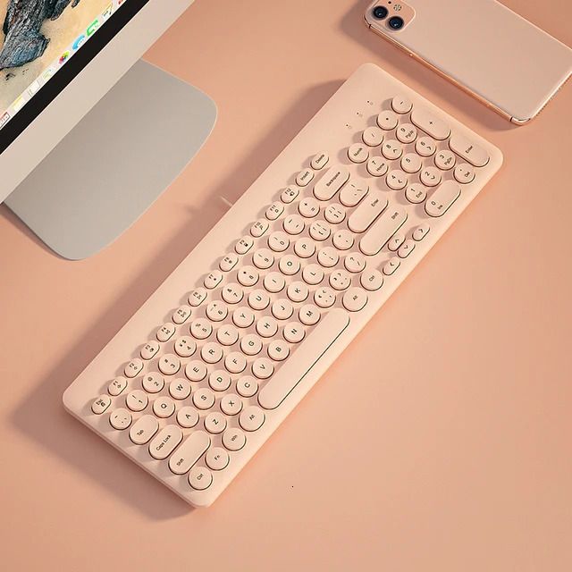 Teclado rosa