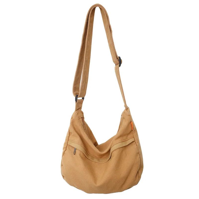 Bruine canvas tas