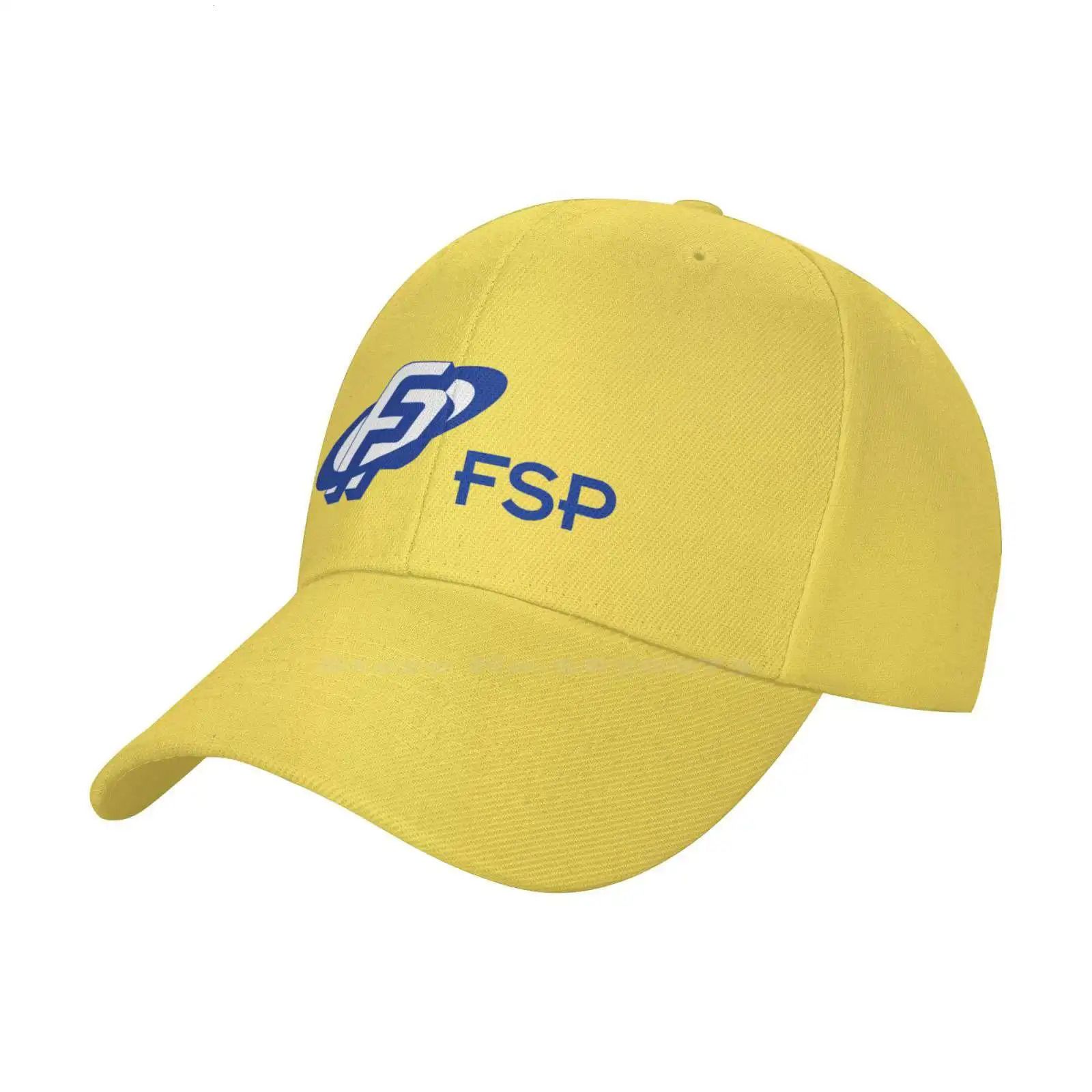 Cap baseball żółty