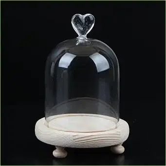 Диаметр 9 см, высота 11 см, 2 комплекта куполообразной основы в форме сердца