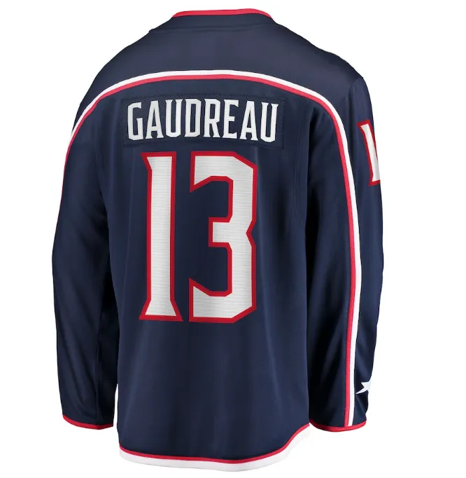 13 Gaudreau Navy