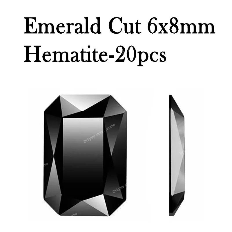 Hematite 6x8mm