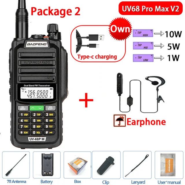 V2 spina nera 2-USB