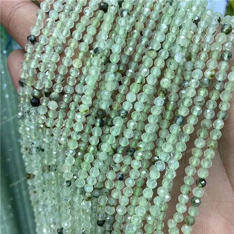 7 Prehnite 2mm Cerca de 180 unidades