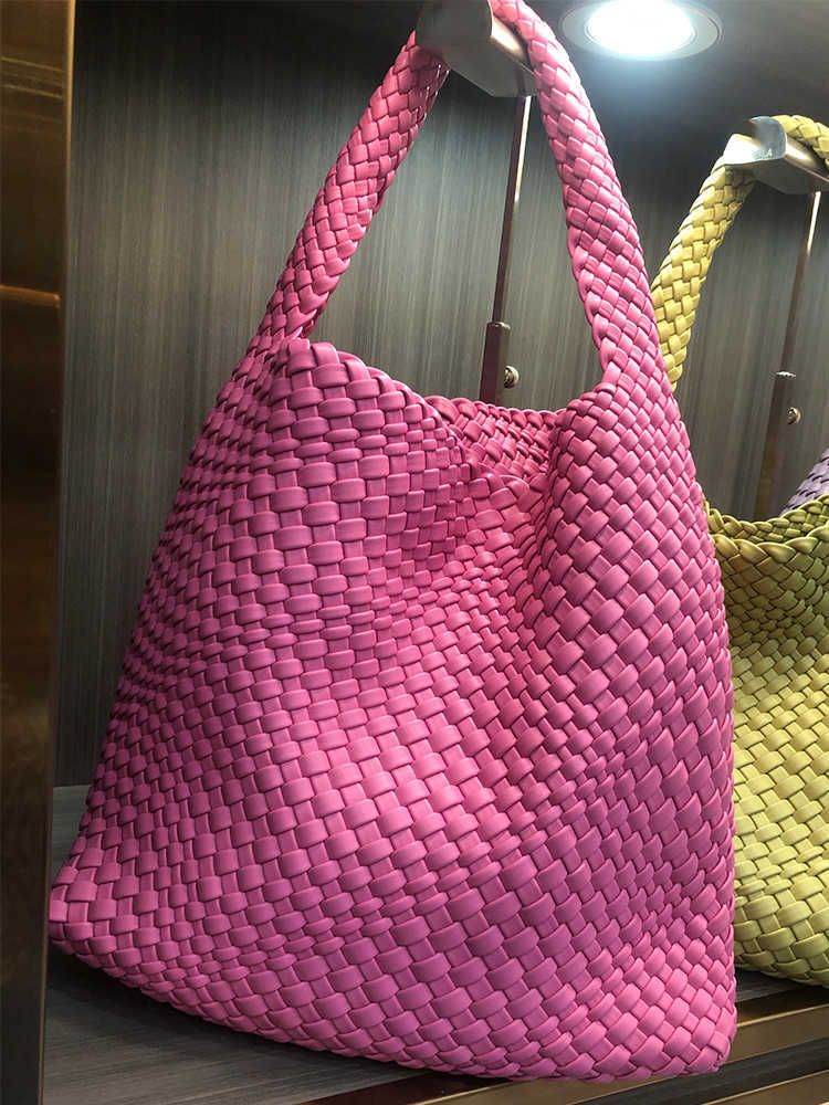 rose red+woven inner bag