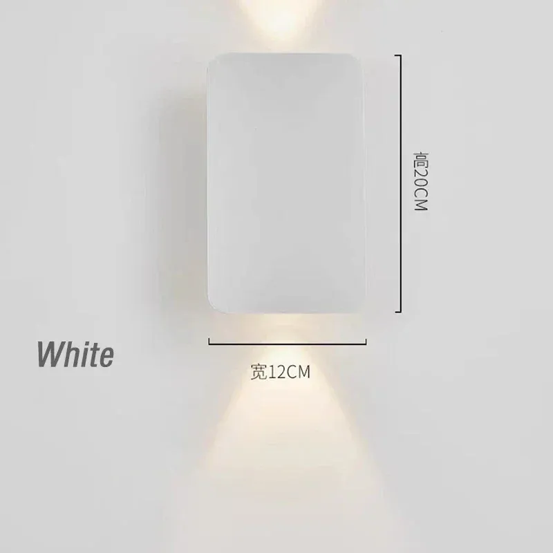 Luz quente 6W branca