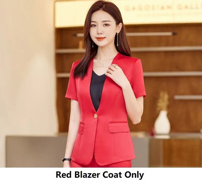 Red Blazer Coat