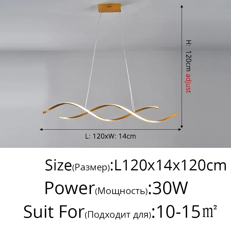 Dimmerabile Con Telecomando Gold 120cm