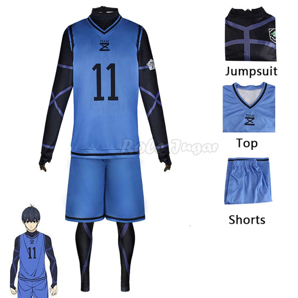 Blaues 11-Kostüm