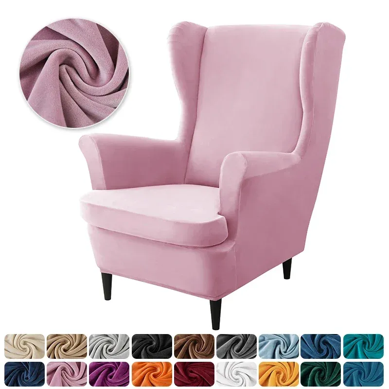 Roze wingchair cover