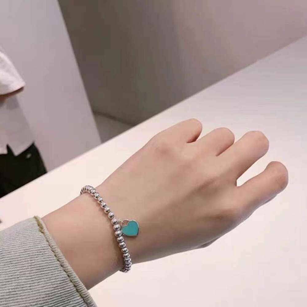 Blue Heart Bracelet-16cm普通のパック