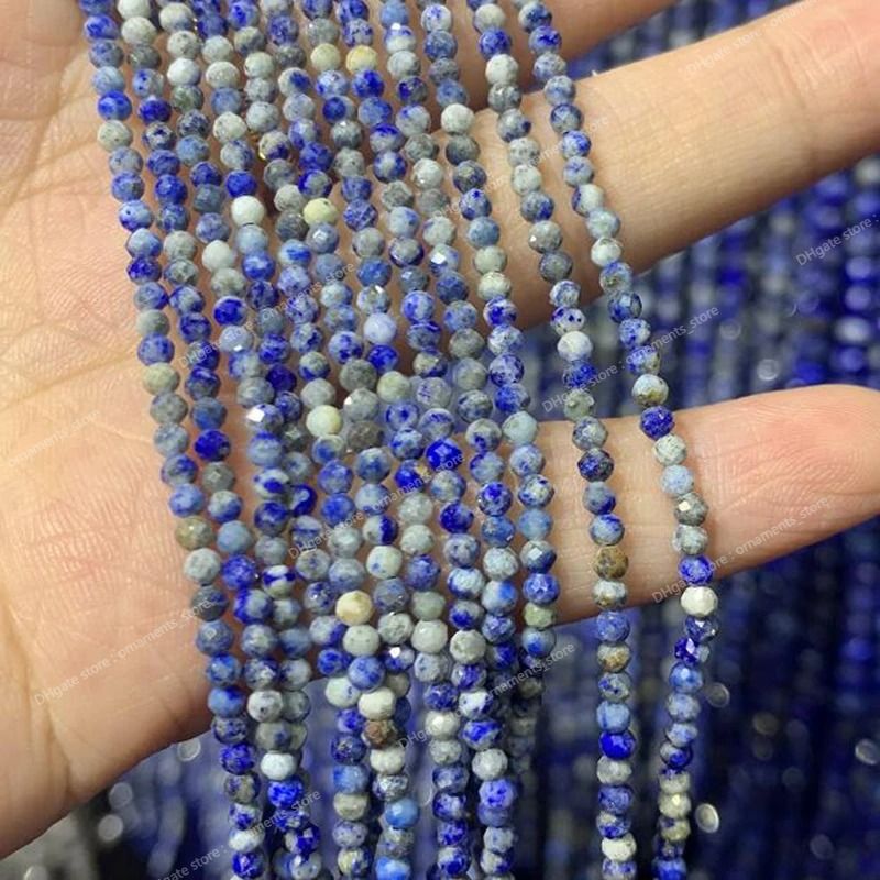 5 lapis-lazuli 2mm Environ 180pcs