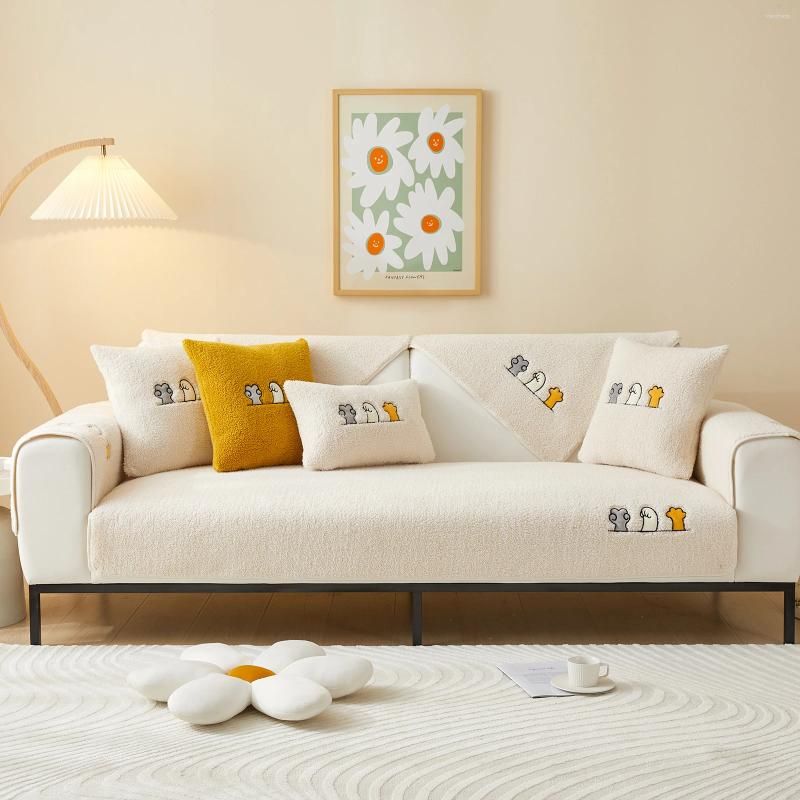 Fuzzy chair online slipcover