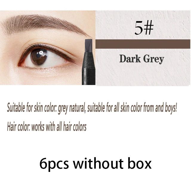 6pcs dark grey