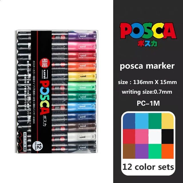 Pc-1m 12 Colors Set