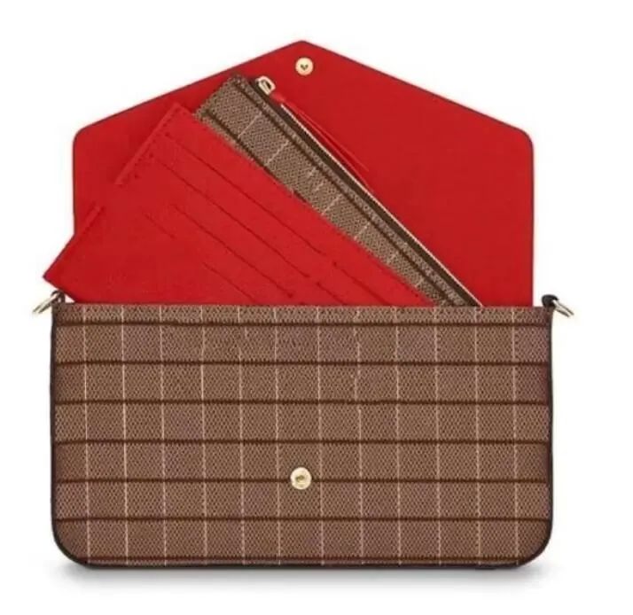 Brown grid red