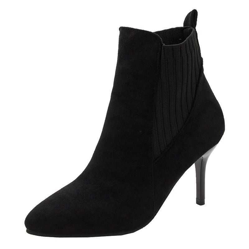 black 9011 slim heel 8cm