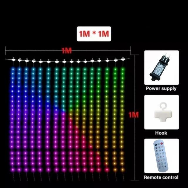 Pilde 1x1m 400leds-UE