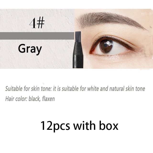 12PCS Gray