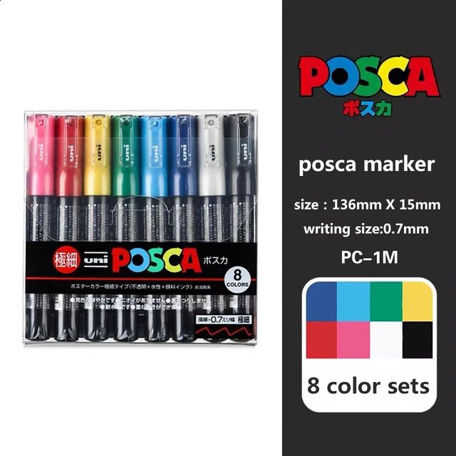 Pc-1m 8 Colors Set