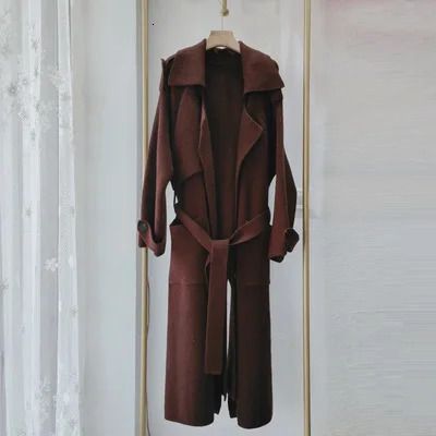 coffe with belt coat