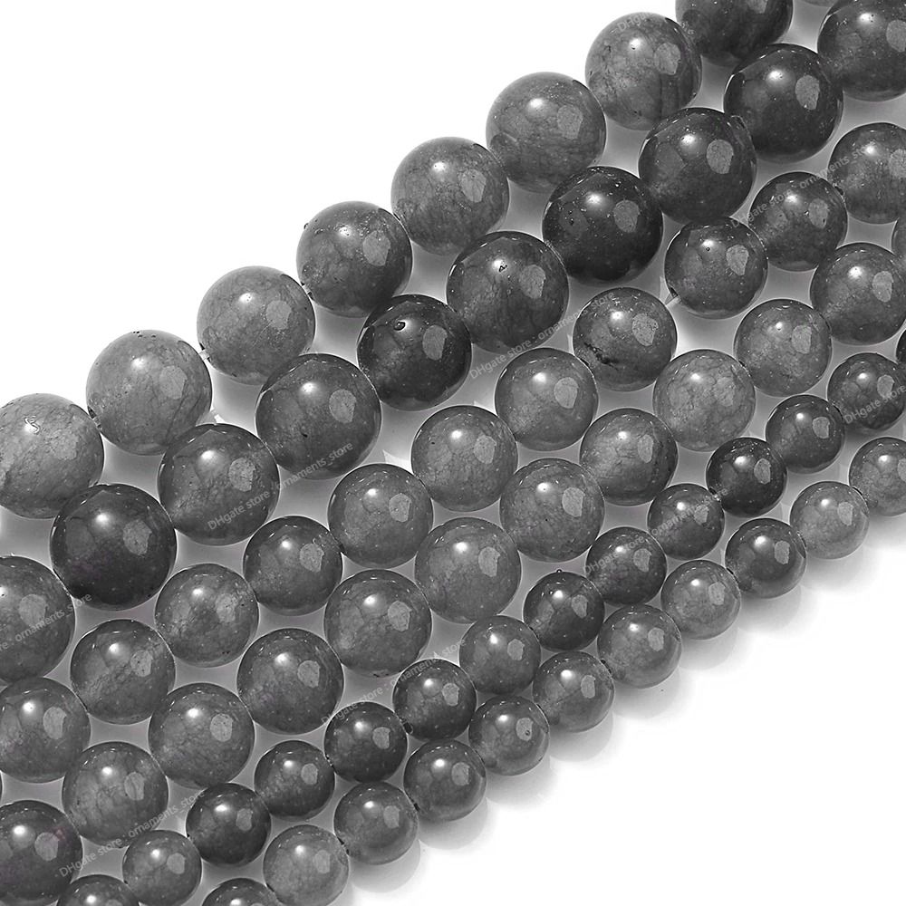 Grey Chalcedony 6 mm (około 61 pCS)